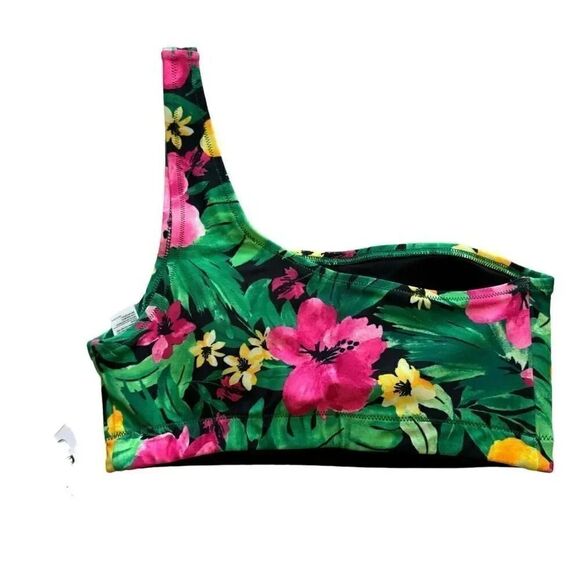 Old Navy Printed One-Shoulder  Bikini Swim Top  & Bottoms Set SZ XS #2102 - Picture 6 of 16